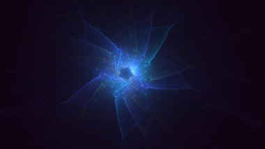 3B soyut renkli fraktal ışık arkaplanı oluşturma