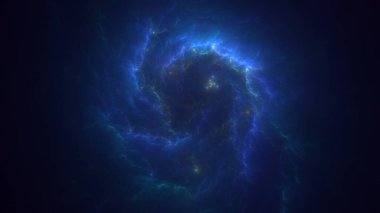 3B soyut renkli fraktal ışık arkaplanı oluşturma