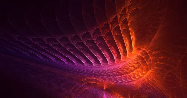 Renderização Abstrato Colorido Fundo Luz Fractal — Fotografia de Stock