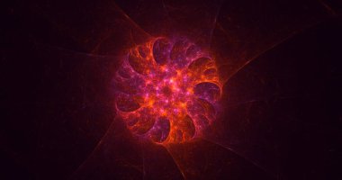 3B soyut yuvarlak ışık arkaplanı oluşturma