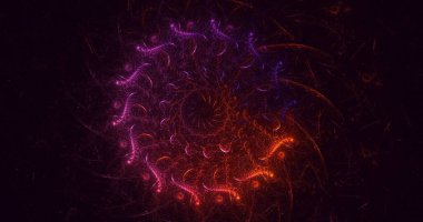 3B soyut yuvarlak ışık arkaplanı oluşturma