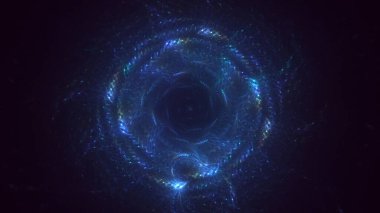 Soyut çember ışık arkaplanı oluşturuluyor