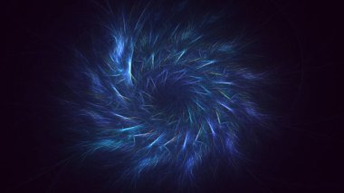 3B soyut yuvarlak ışık arkaplanı oluşturma