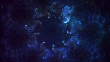 3B soyut yuvarlak ışık arkaplanı oluşturma