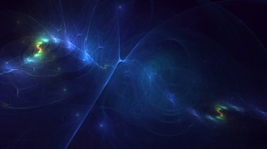 3B soyut renkli fraktal ışık arkaplanı oluşturma