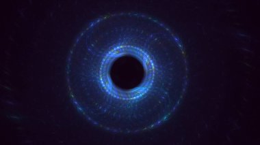 3B soyut yuvarlak ışık arkaplanı oluşturma