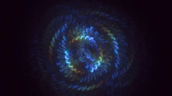 Weergave Abstracte Cirkel Lichte Achtergrond — Stockfoto