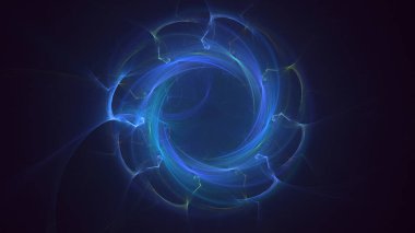 Soyut çember ışık arkaplanı oluşturuluyor