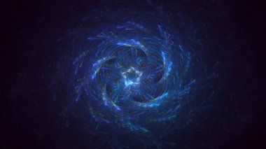 Soyut çember ışık arkaplanı oluşturuluyor