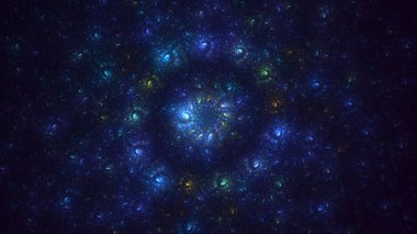 Soyut çember ışık arkaplanı oluşturuluyor