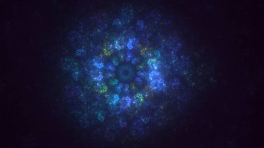 3B soyut yuvarlak ışık arkaplanı oluşturma