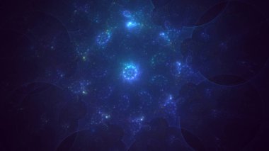 3B soyut yuvarlak ışık arkaplanı oluşturma