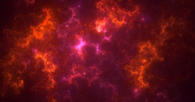 Soyut çok renkli fraktal ışık arkaplanı 3B görüntüleme