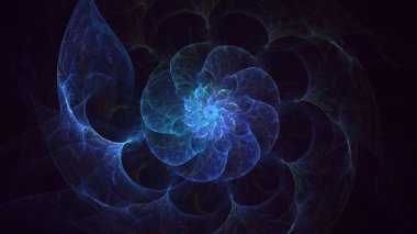 3B soyut yuvarlak ışık arkaplanı oluşturma