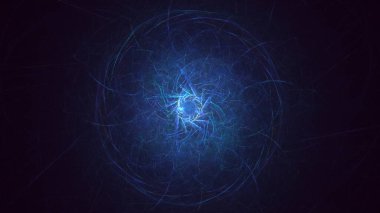 3B soyut yuvarlak ışık arkaplanı oluşturma