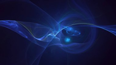 3B soyut renkli fraktal ışık arkaplanı oluşturma