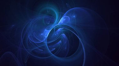 3B soyut renkli fraktal ışık arkaplanı oluşturma