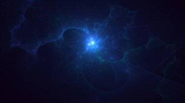 3B soyut renkli fraktal ışık arkaplanı oluşturma