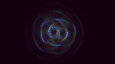 Soyut çok renkli fraktal ışık arkaplanı 3B görüntüleme