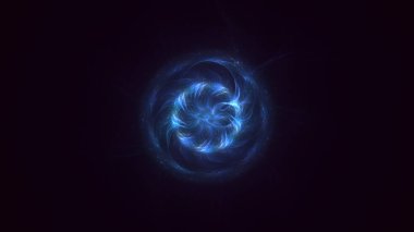 3B soyut yuvarlak ışık arkaplanı oluşturma