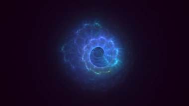 Soyut çok renkli fraktal ışık arkaplanı 3B görüntüleme