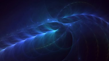 Soyut çok renkli fraktal ışık arkaplanı 3B görüntüleme