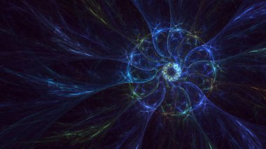 3B soyut yuvarlak ışık arkaplanı oluşturma