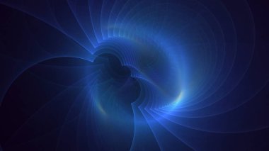 Soyut çok renkli fraktal ışık arkaplanı 3B görüntüleme