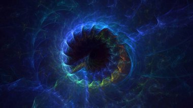 3B soyut yuvarlak ışık arkaplanı oluşturma