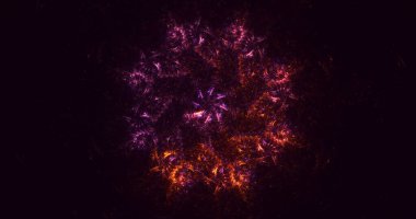 3B soyut yuvarlak ışık arkaplanı oluşturma