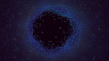 Soyut çok renkli fraktal ışık arkaplanı 3B görüntüleme