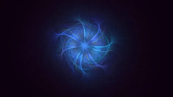 Рендеринг Абстрактного Синего Цвета — стоковое фото