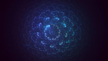 Soyut çember ışık arkaplanı oluşturuluyor