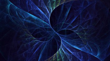 3B soyut renkli fraktal ışık arkaplanı oluşturma