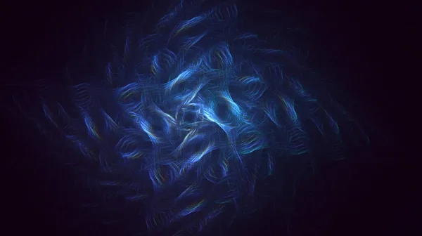 3Dレンダリング抽象的なカラフルなフラクタルライトの背景 — ストック写真