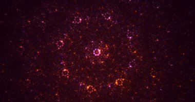 3B soyut yuvarlak ışık arkaplanı oluşturma