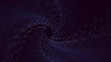 3B soyut renkli fraktal ışık arkaplanı oluşturma