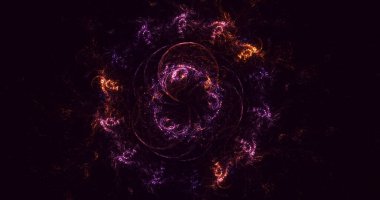 Soyut çember ışık arkaplanı oluşturuluyor