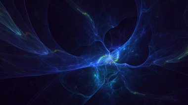 3B soyut renkli fraktal ışık arkaplanı oluşturma