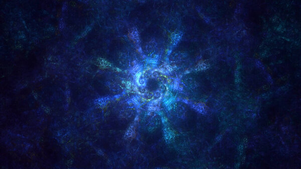 3D rendering abstract circle light background