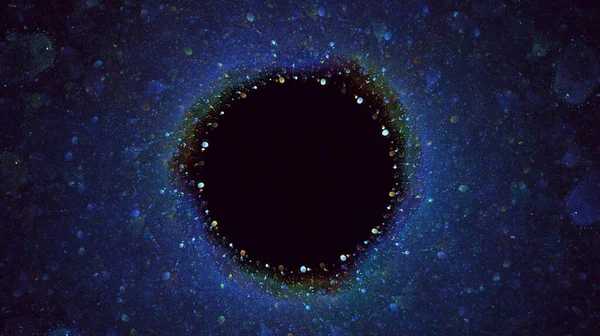 3B soyut yuvarlak ışık arkaplanı oluşturma