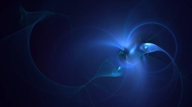 3B soyut renkli fraktal ışık arkaplanı oluşturma