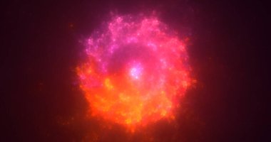 3B soyut yuvarlak ışık arkaplanı oluşturma