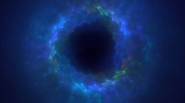 Soyut çember ışık arkaplanı oluşturuluyor