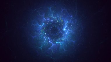 Soyut çember ışık arkaplanı oluşturuluyor