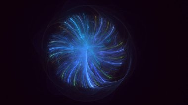 Soyut çember ışık arkaplanı oluşturuluyor