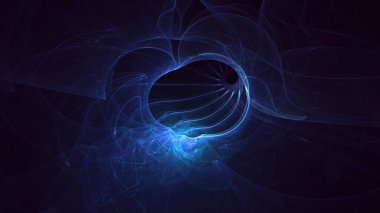 3D, soyut çok renkli teknoloji fraktal ışık arkaplanı oluşturuluyor