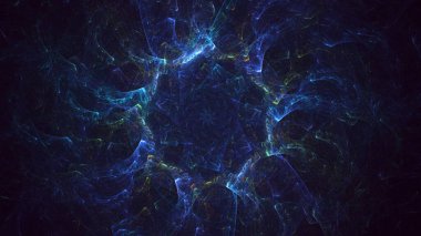 Soyut çember ışık arkaplanı oluşturuluyor