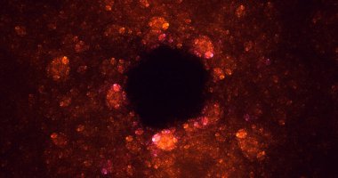 Soyut çember ışık arkaplanı oluşturuluyor