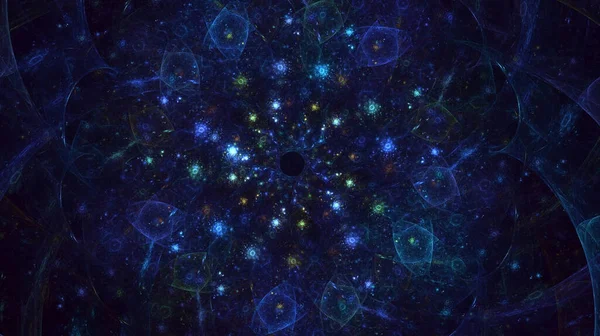 Soyut çember ışık arkaplanı oluşturuluyor